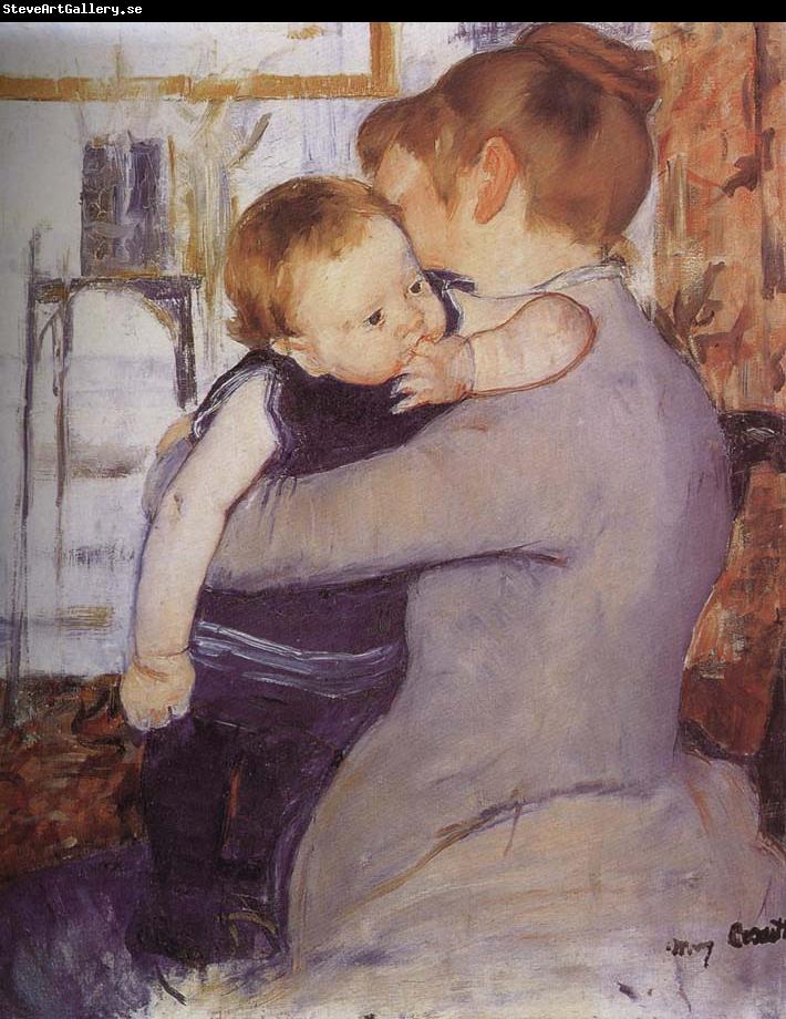 Mary Cassatt Mother and son